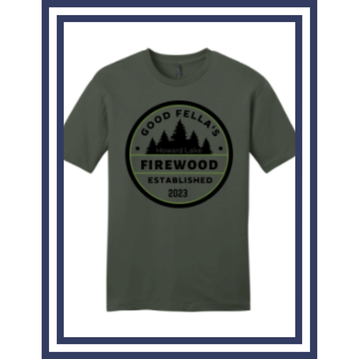 Olive Green Good Fella's Casual T