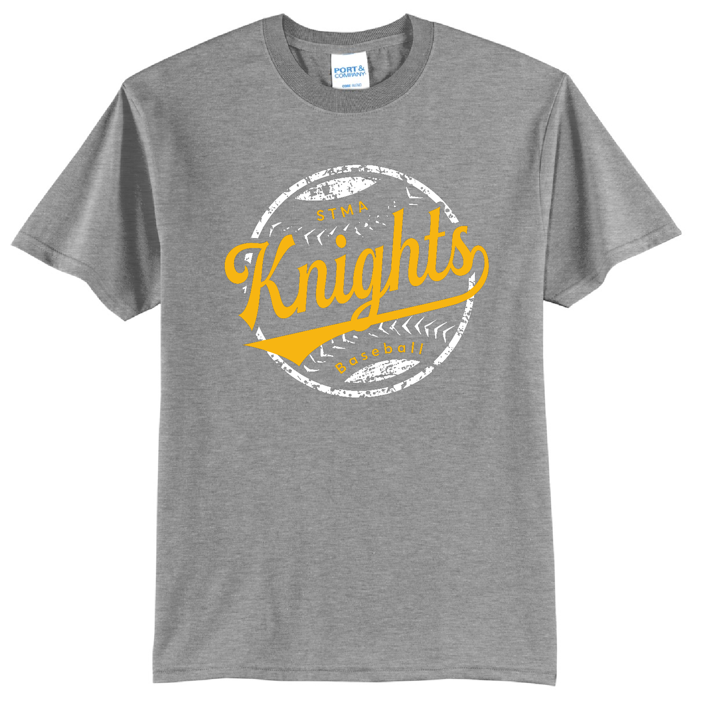 Knights Round Logo Baseball T-Shirt