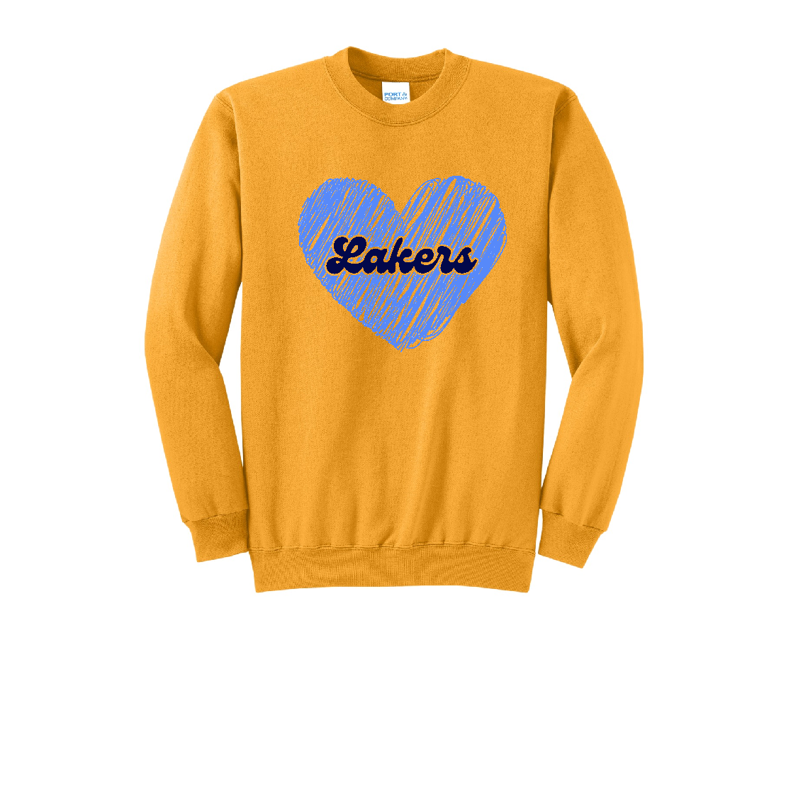 Heart of the Lakers Crew Sweatshirt