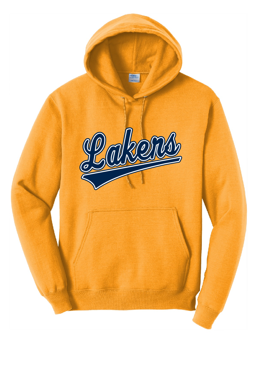 Gold Laker Script Hoodie