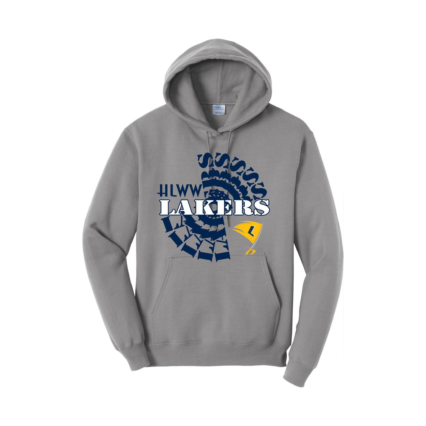 Gray Laker Swirl Sweatshirt
