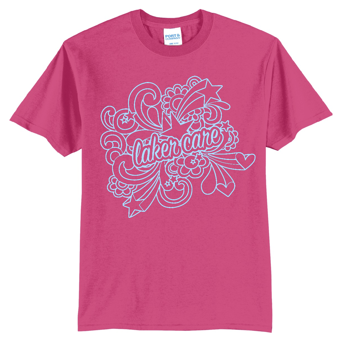 Laker Care, Star/Heart Swirl