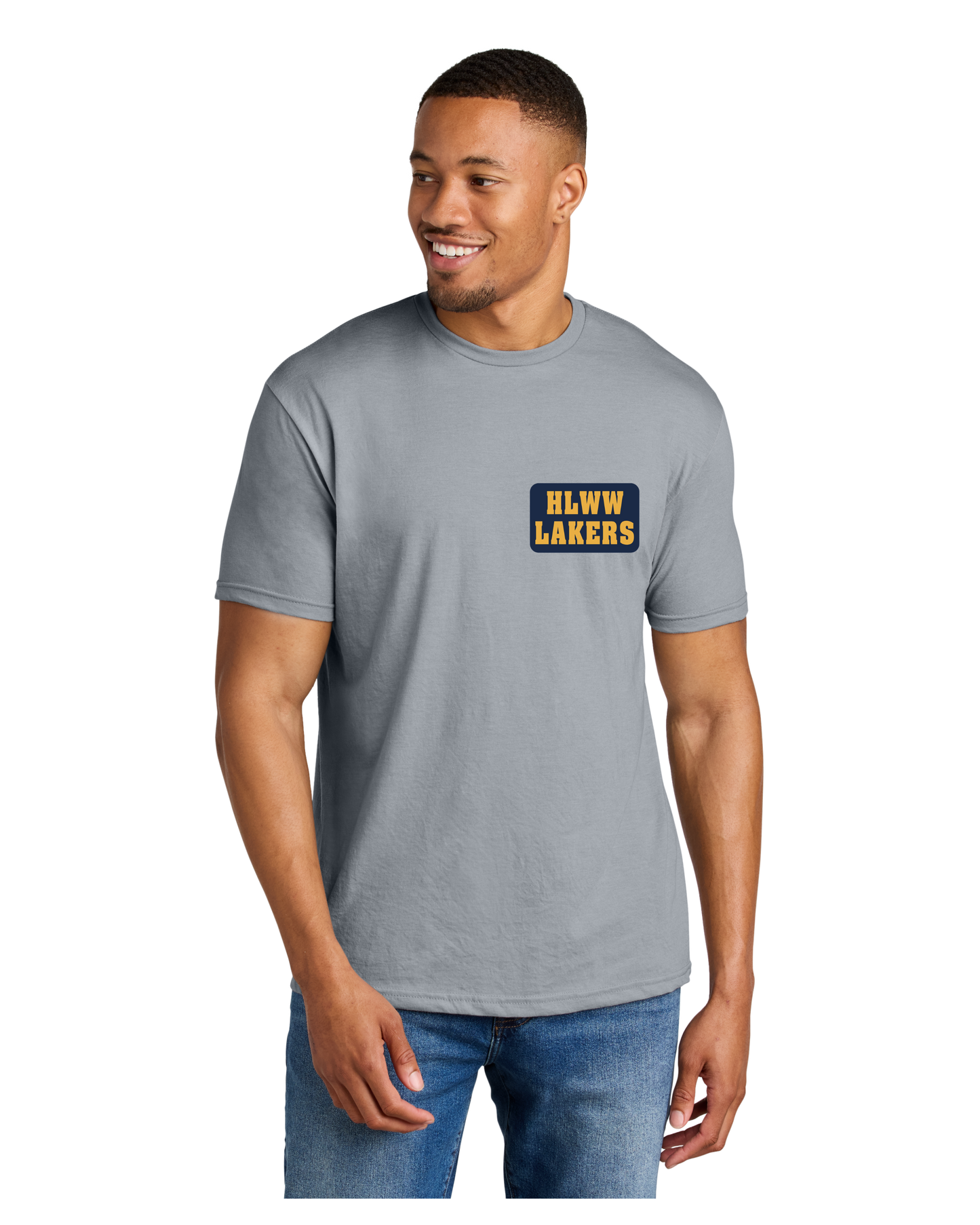 HLWW Lakers Badge Adult T-Shirt