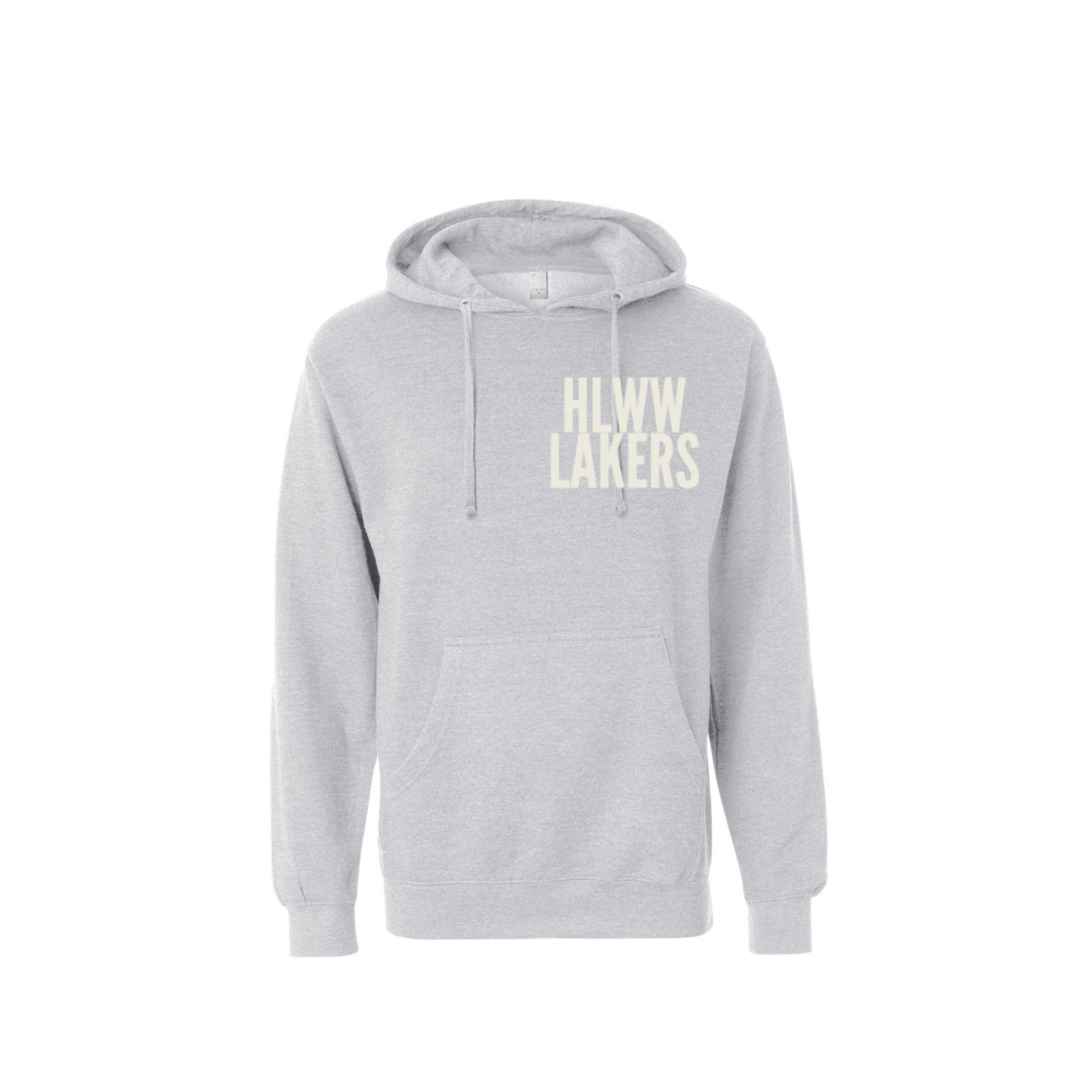 White Lakers Block Hoodie