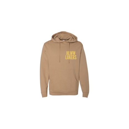 Gold Lakers Block Hoodie