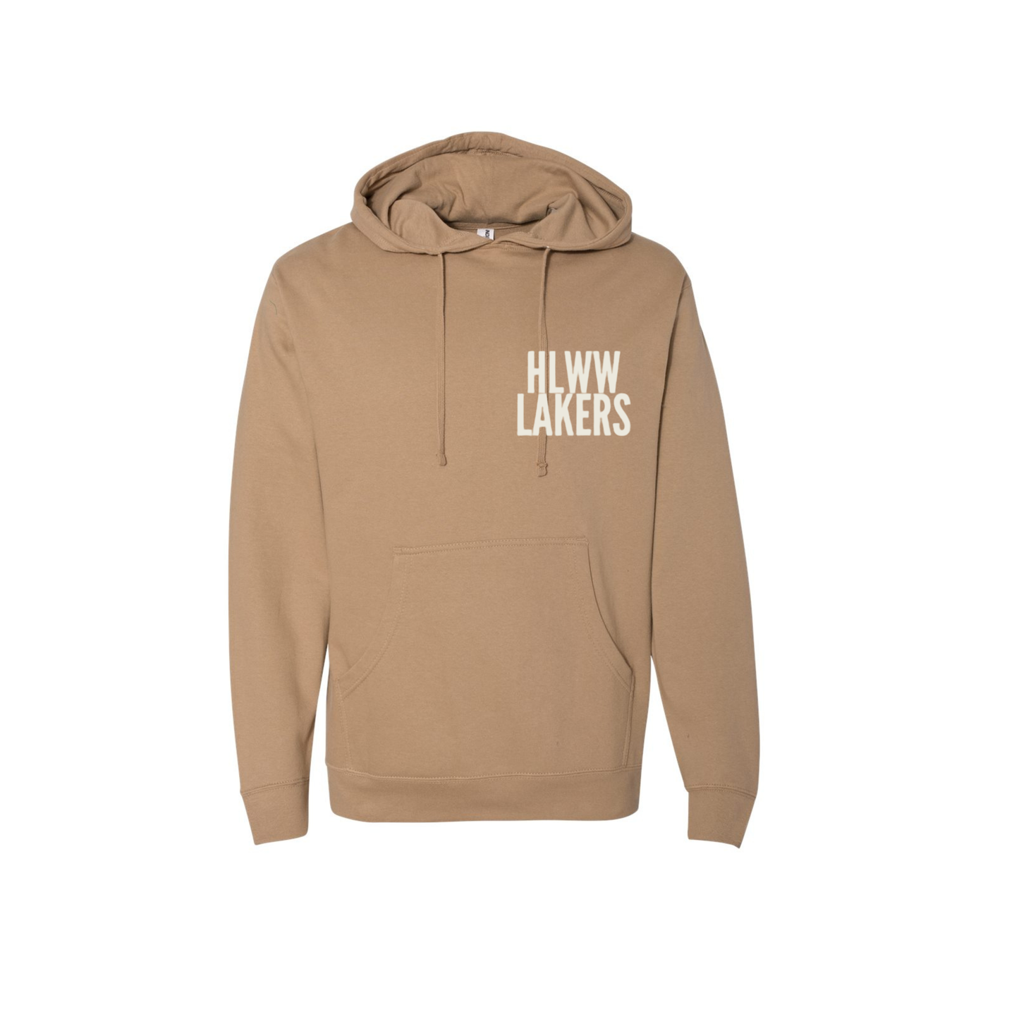 White Lakers Block Hoodie