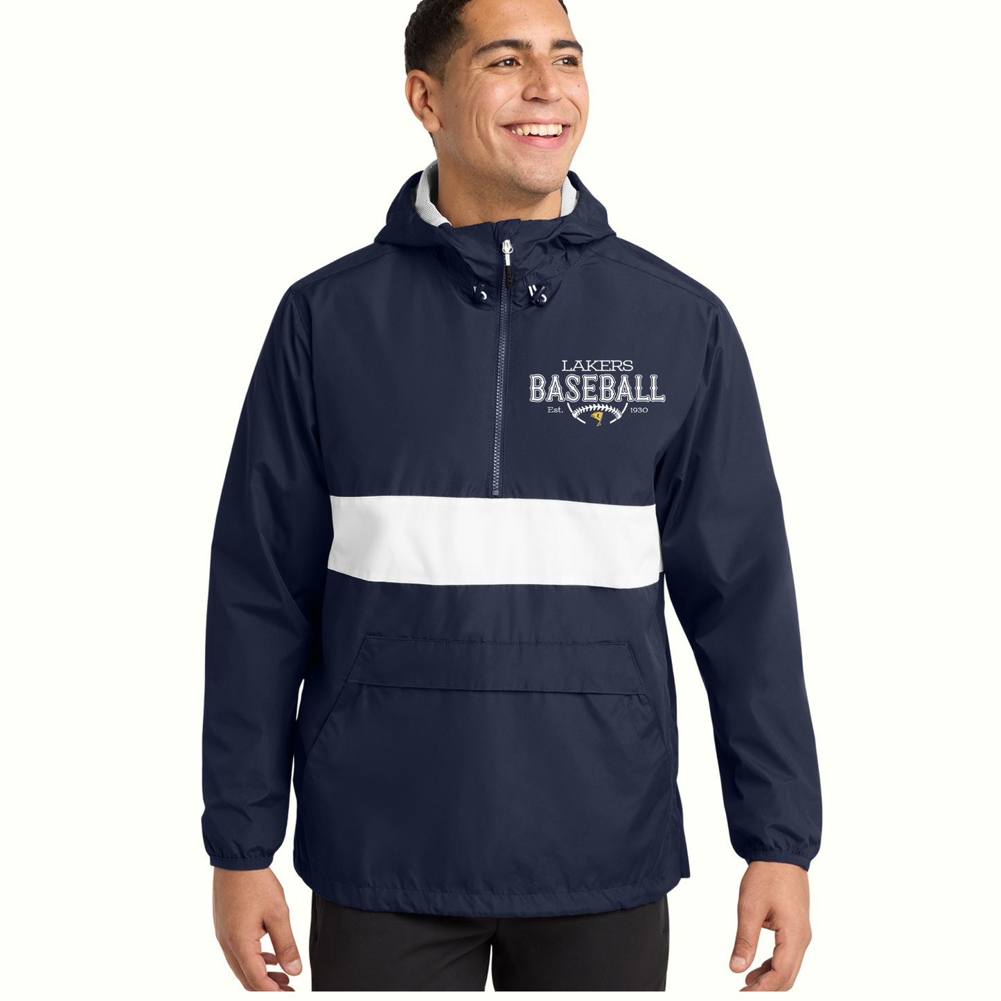 Lakers Baseball Zipped Pullover