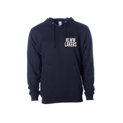 White Lakers Block Hoodie