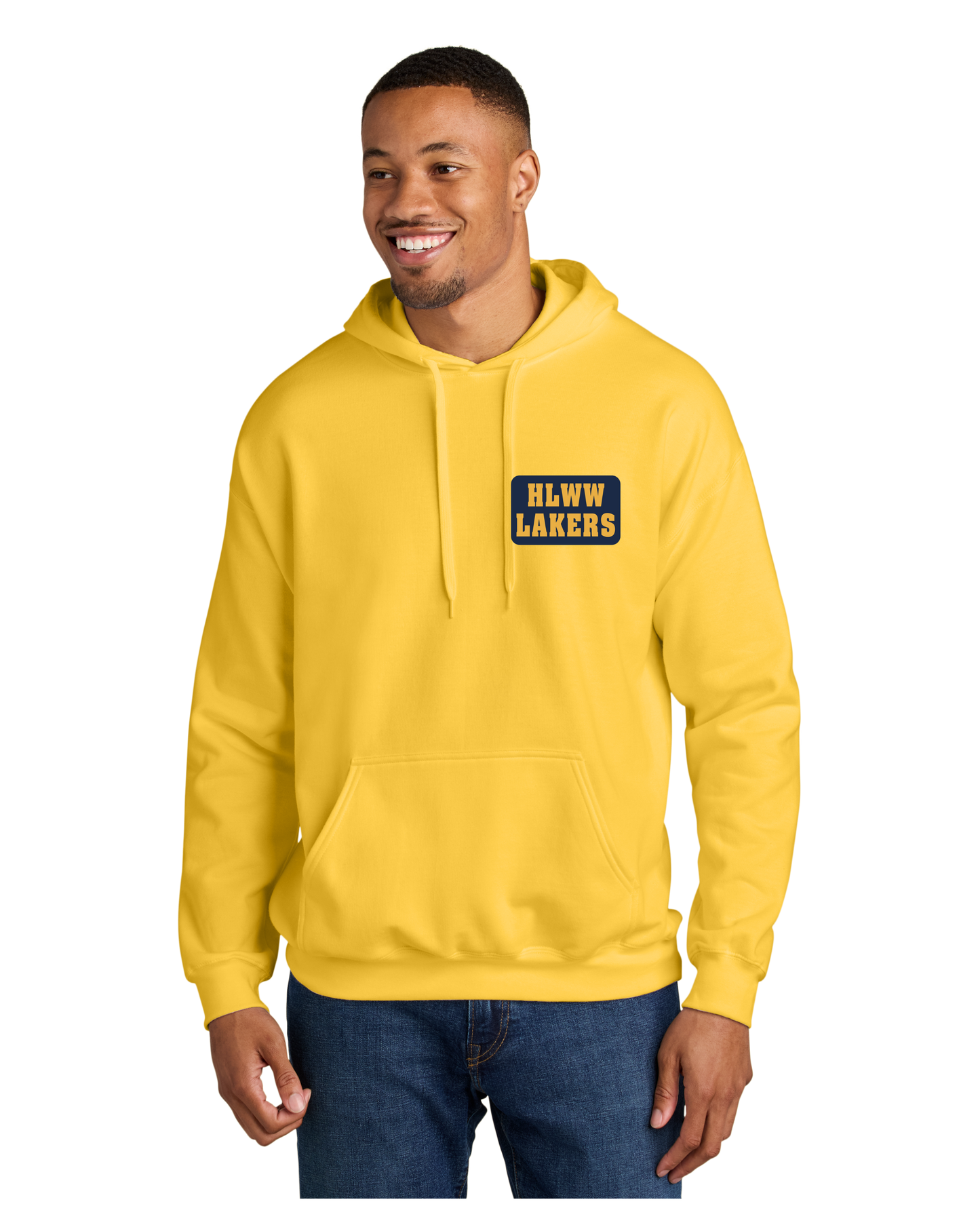 HLWW Lakers Badge Adult Hoodie