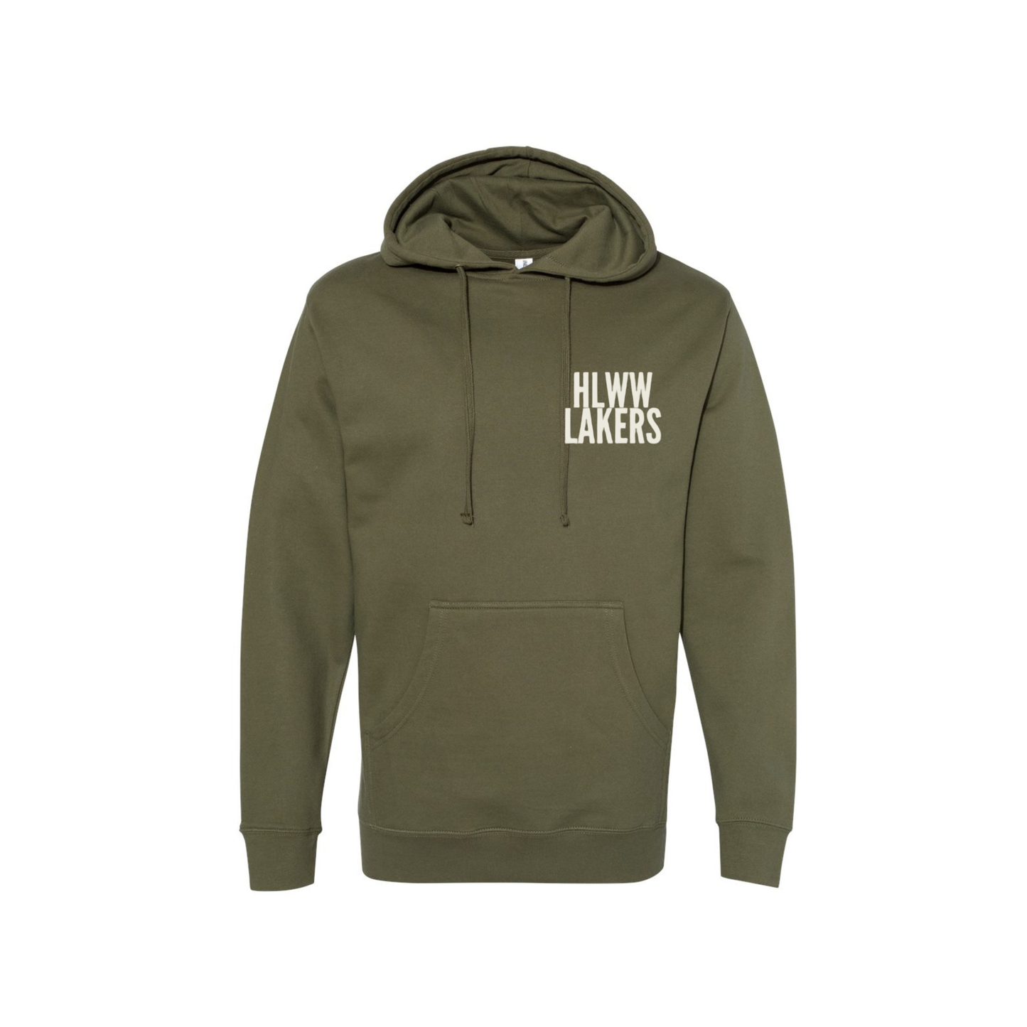 White Lakers Block Hoodie