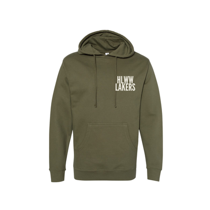White Lakers Block Hoodie