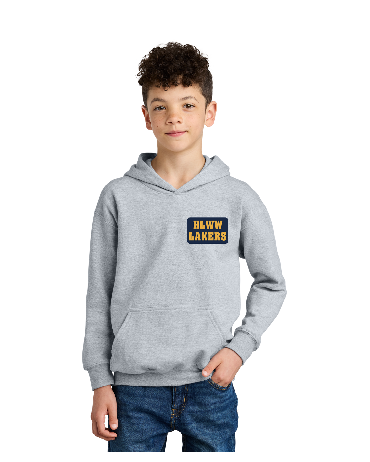 HLWW Lakers Badge Youth Hoodie