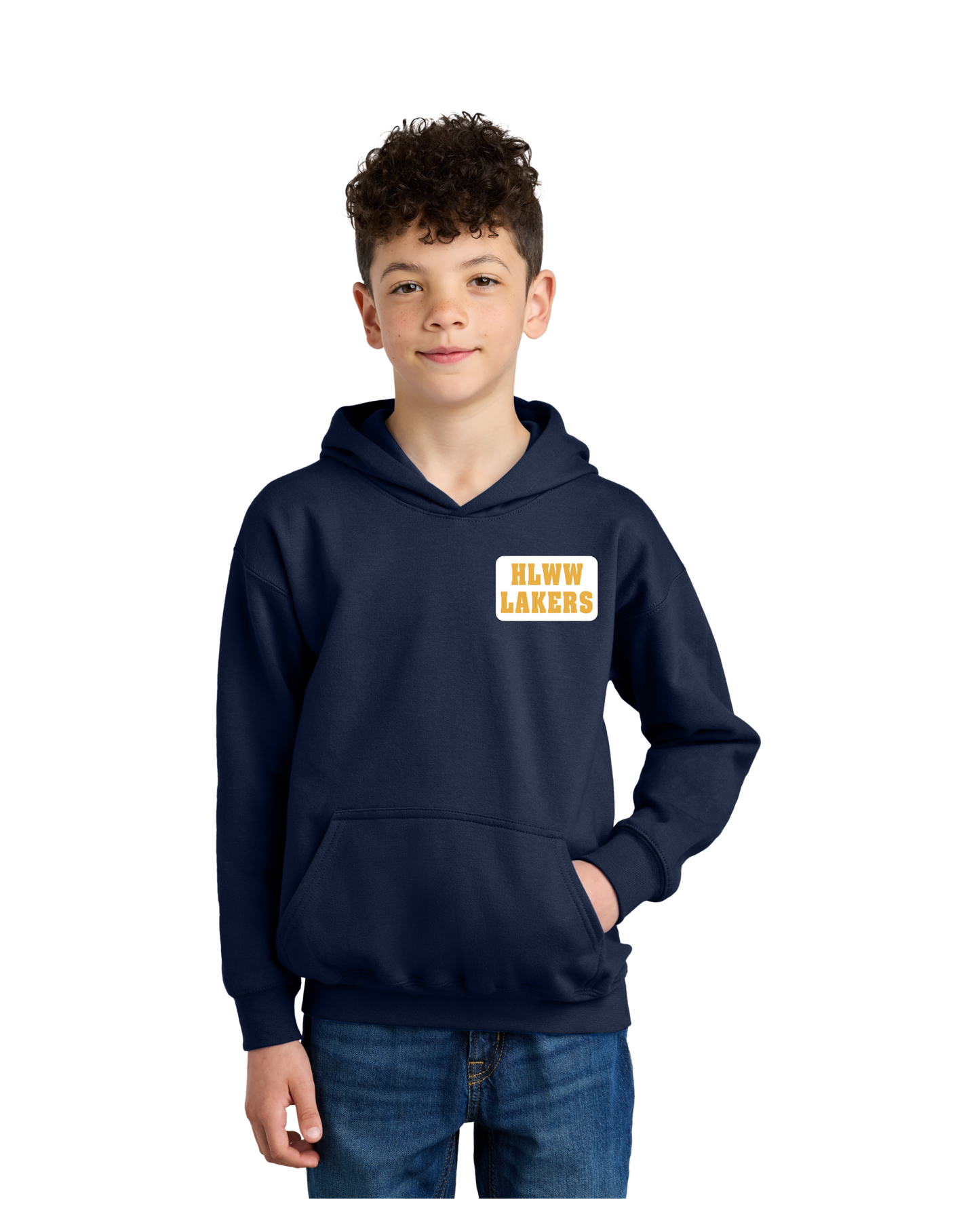 HLWW Lakers Badge Youth Hoodie