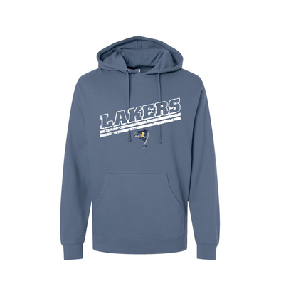 Lakers Distressed Slant Hoodie