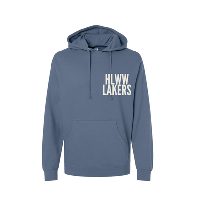 White Lakers Block Hoodie