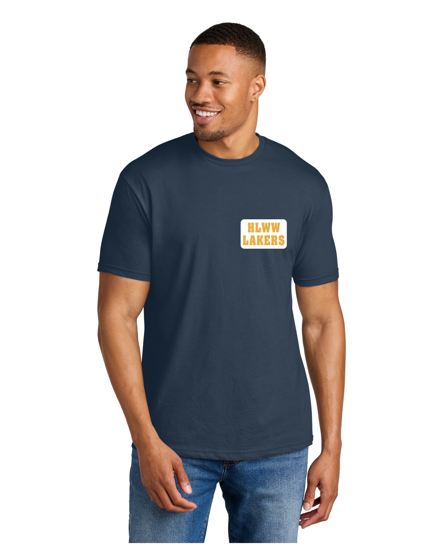 HLWW Lakers Badge Adult T-Shirt