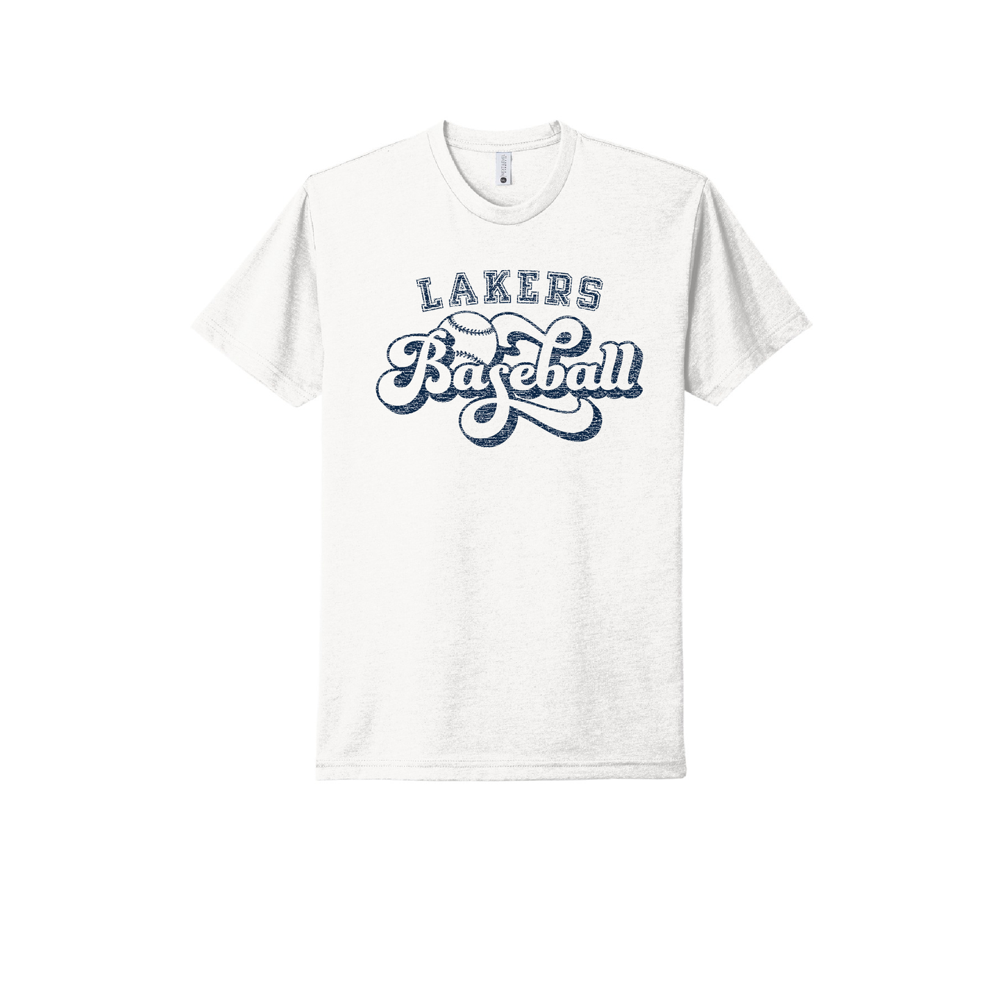 White Baseball T