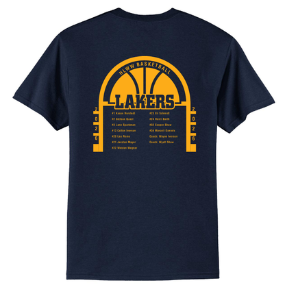 Lakers Basketball Cotton Blend T-Shirt