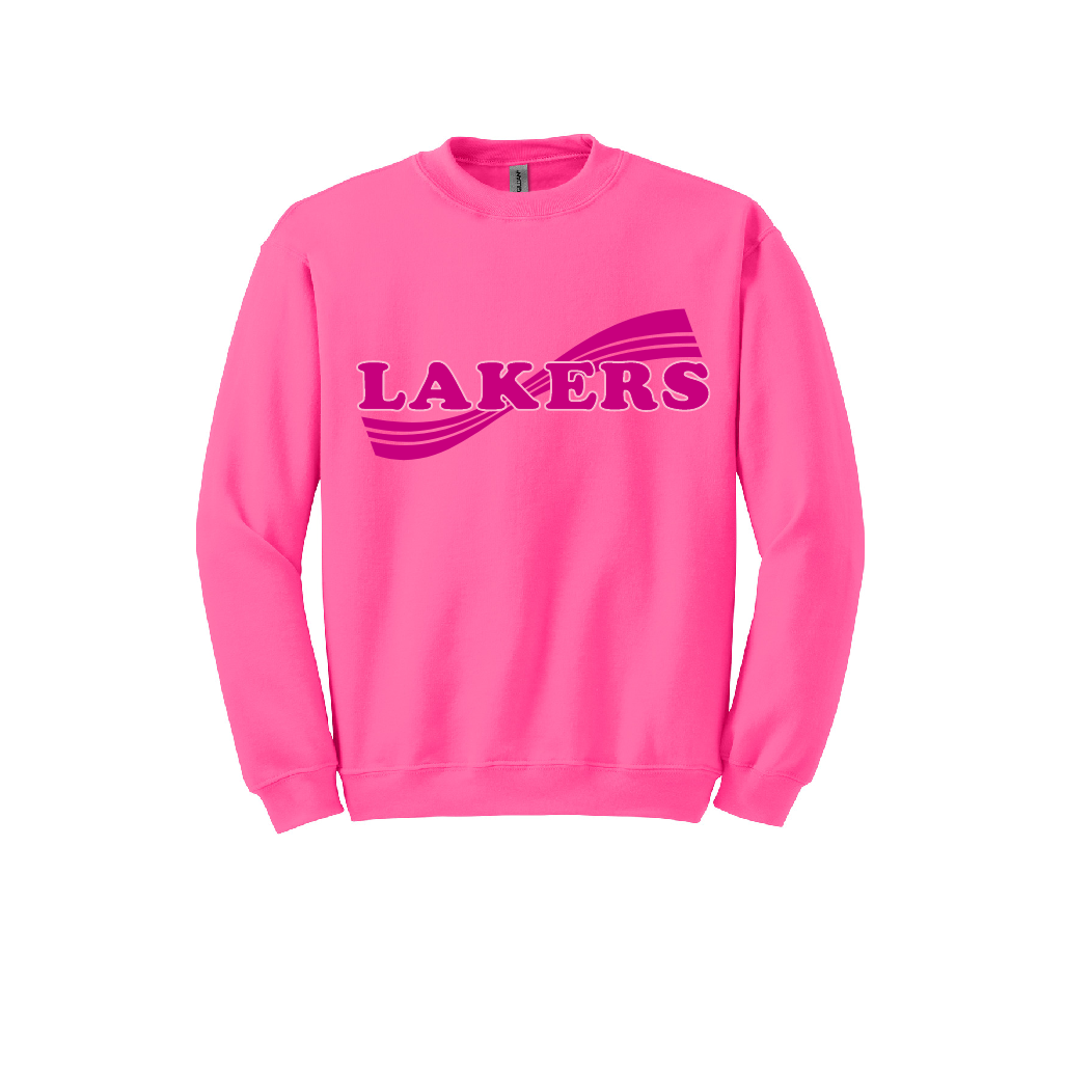 Laker Pink on Pink, Pink Out Sweatshirt
