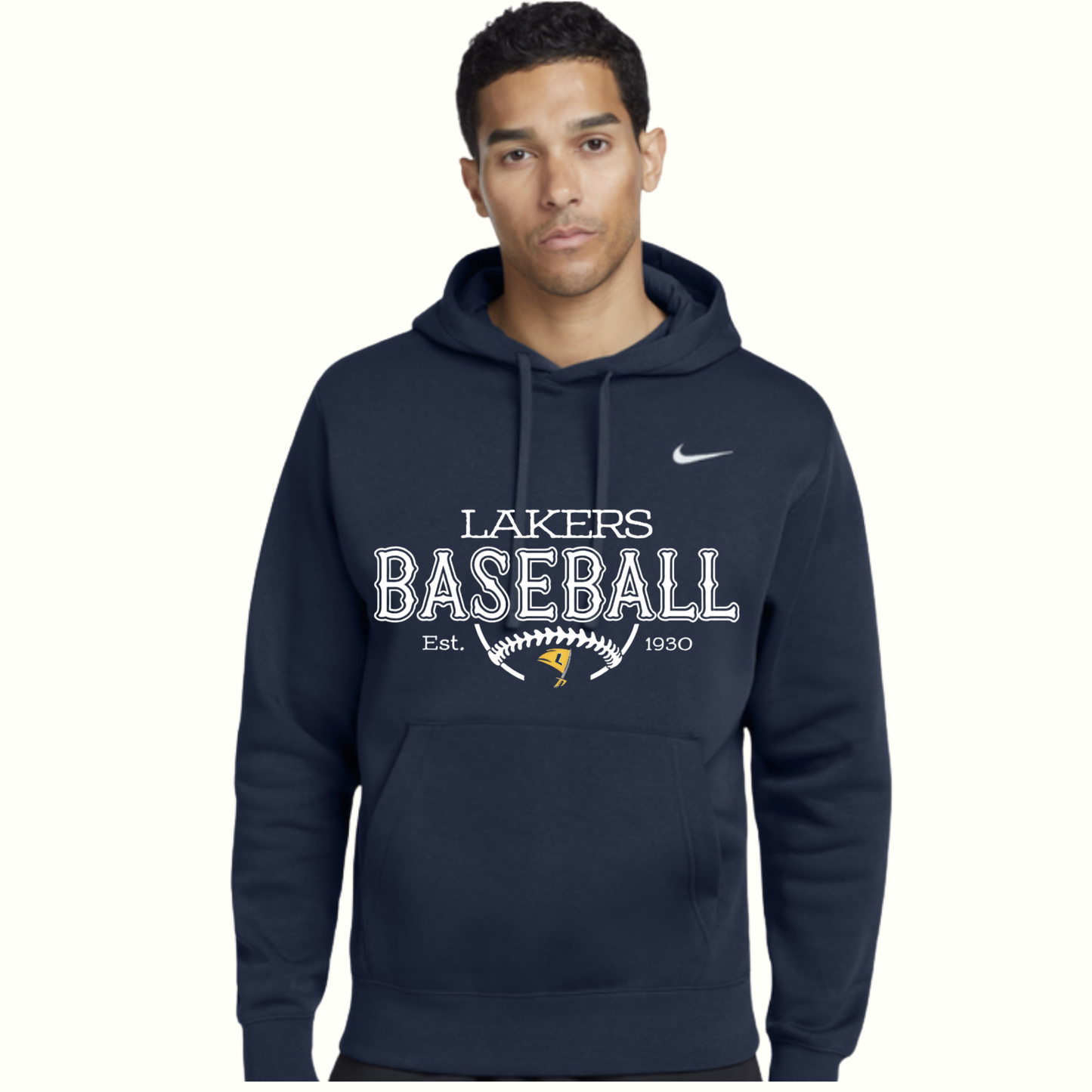 Lakers Nike Baseball Hoodie