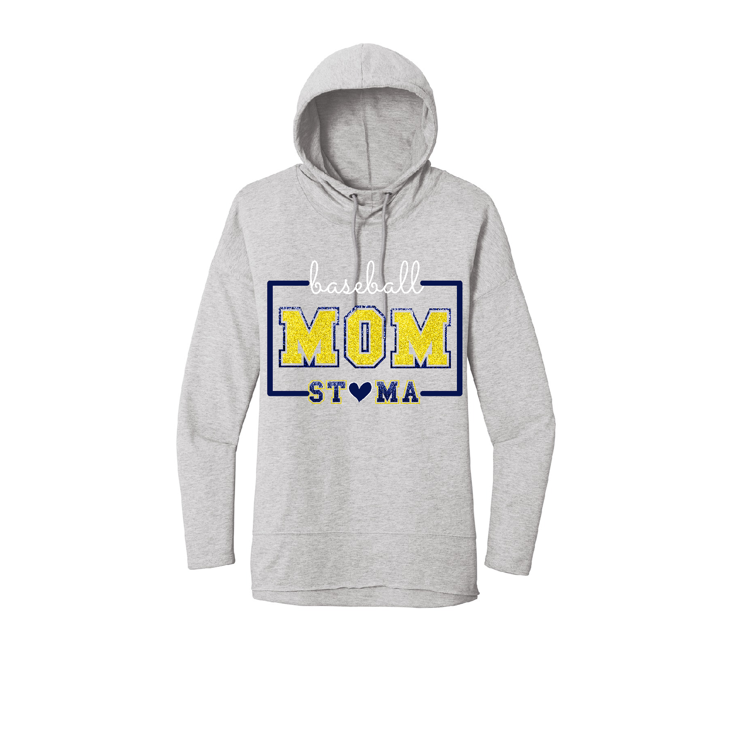 Baseball Mom Womens Fit Hoodie