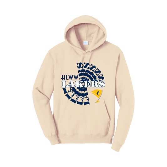 Cream Laker Swirl Sweatshirt