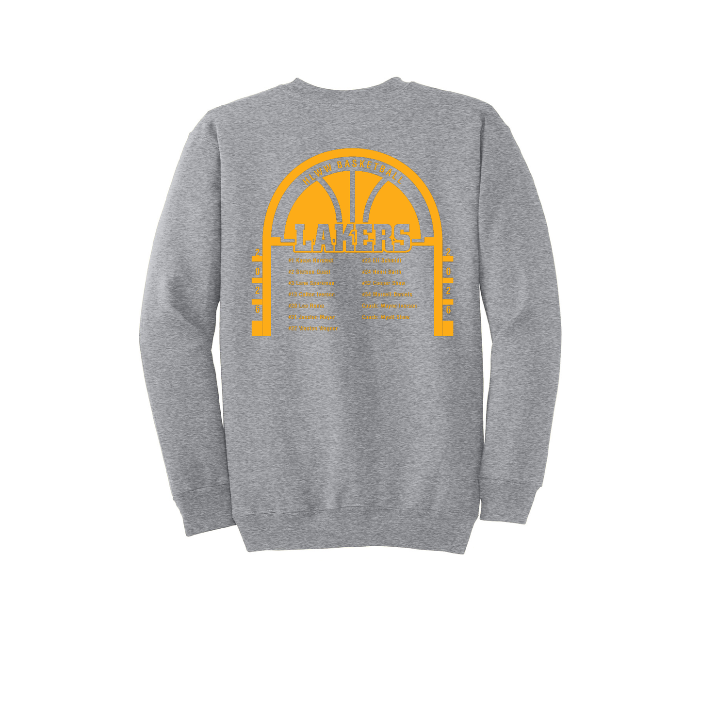 Lakers Basketball Fleece Crewneck Sweatshirt