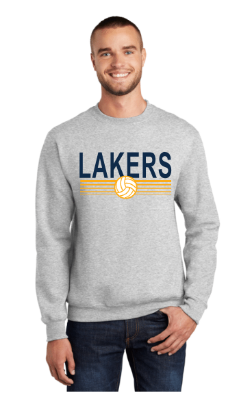 HLWW Lakers Volleyball Crewneck Sweatshirt