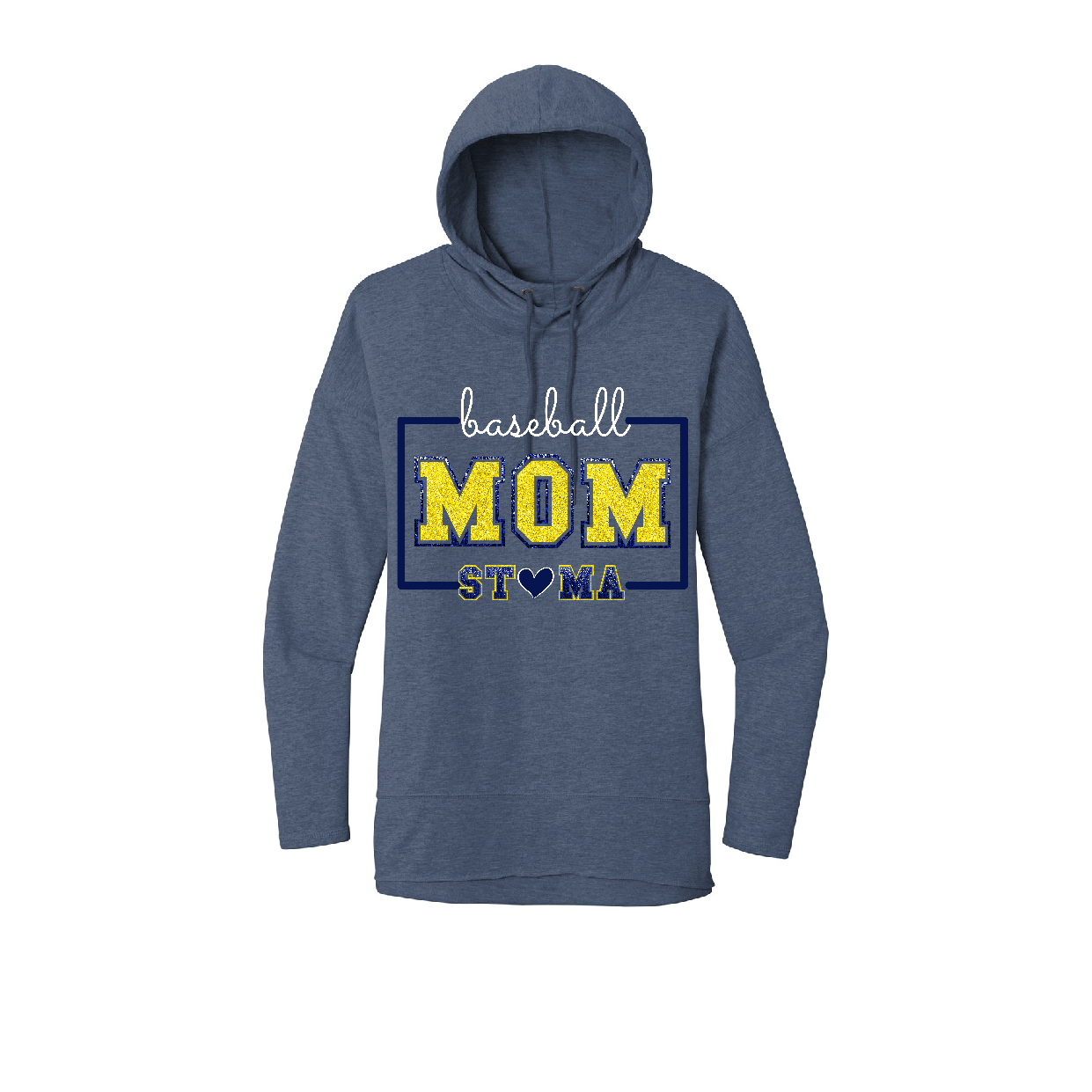 Baseball Mom Womens Fit Hoodie