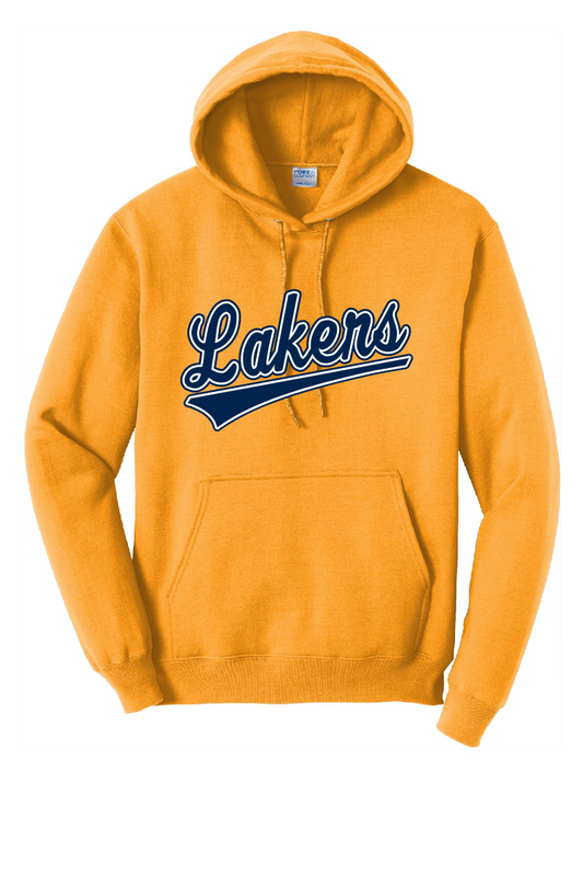 Gold Laker Script Hoodie