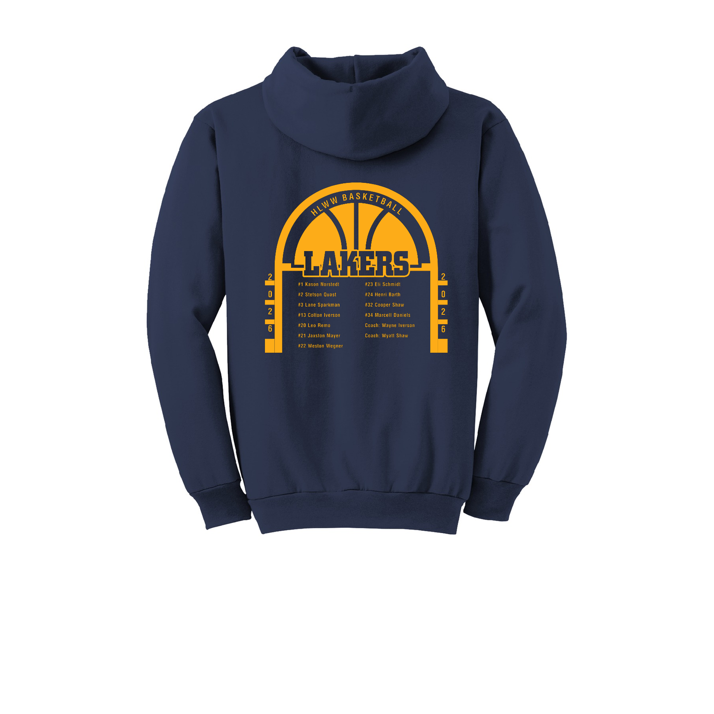 Lakers Basketball Fleece Hoodie