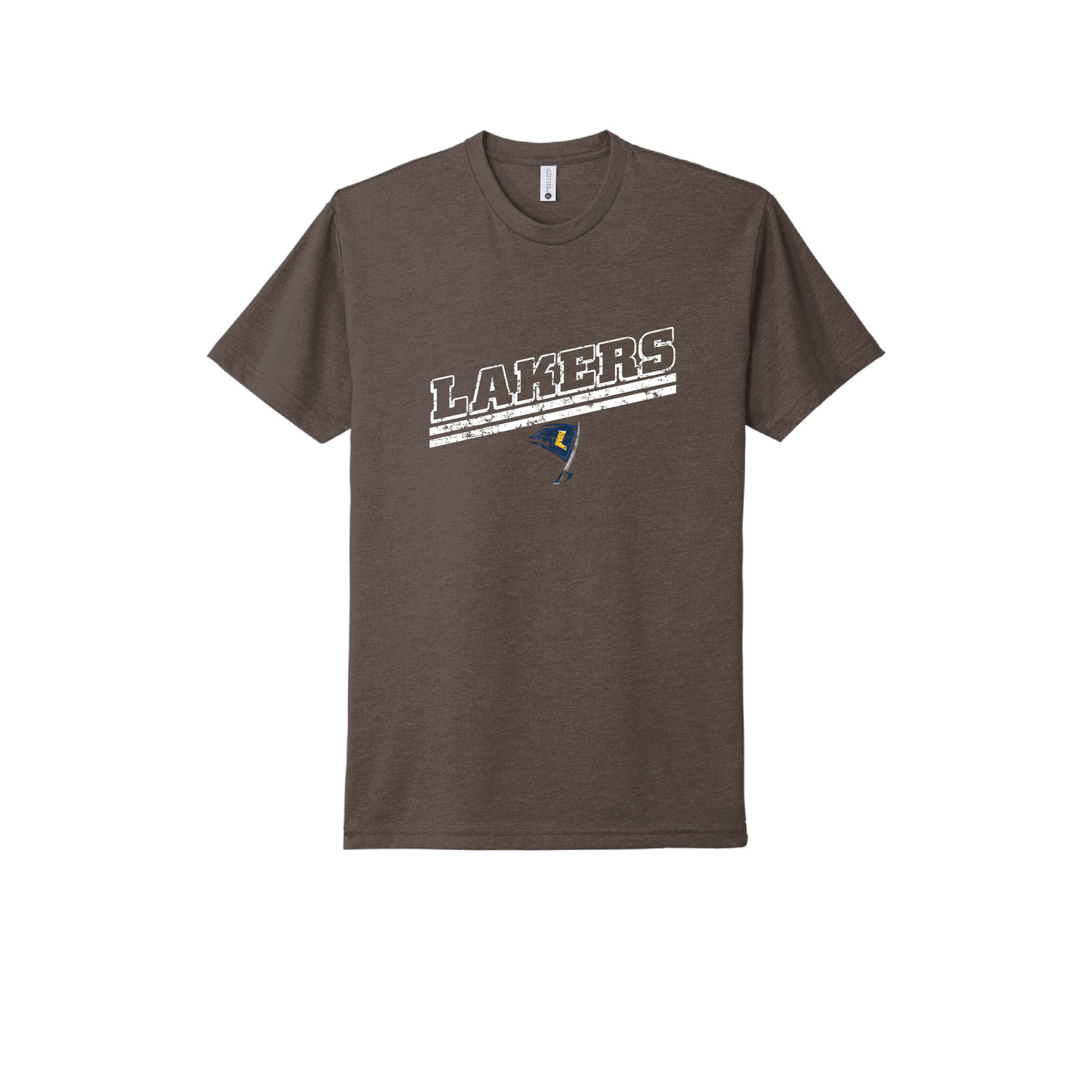 Lakers Distressed Slant T