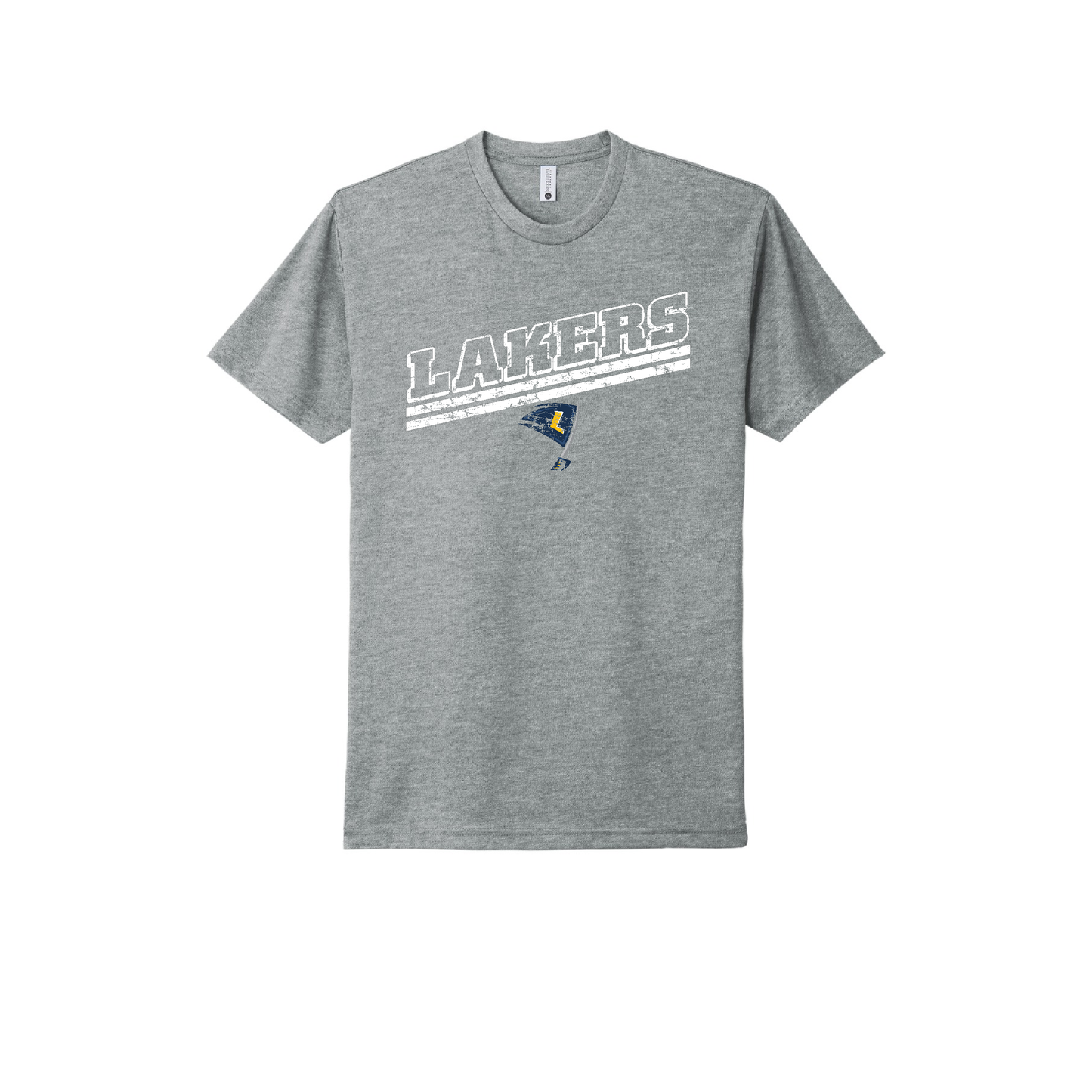 Lakers Distressed Slant T