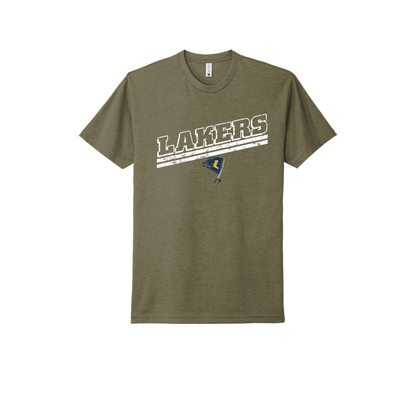 Lakers Distressed Slant T