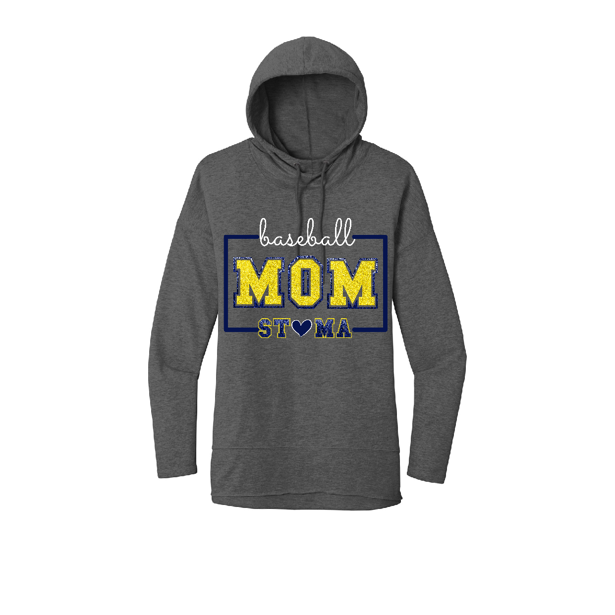 Baseball Mom Womens Fit Hoodie